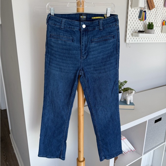 Maeve Denim - Maeve by Anthropologie Women's essential slim high-rise ankle crop jeans Sz 28